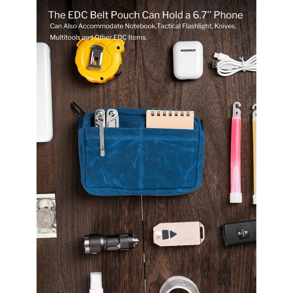 Waterproof and Lightweight EDC Pouch - Perfect Tactical Organizer for On-the-Go - Picture 2 of 9